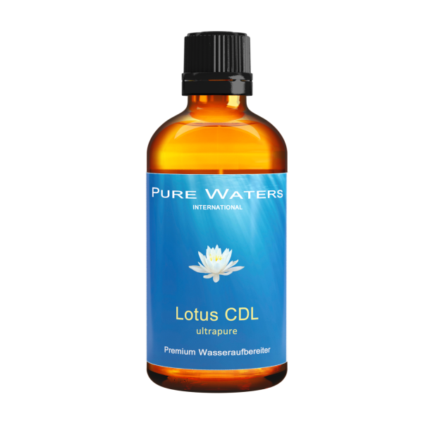 Lotus CDL ultrapure 100ml CDL/CDS 0,3% Chlordioxid Lösung in Braunglasflasche mit Tropfer-  in Apothekenqualität Made in Germany