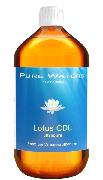 NEU jetzt verfügbar: Lotus CDL ultrapure 0,3% in der 1.000ml Braunglasflasche. Herstellungsverfahren gewährleistet höchste Reinheit ohne Chlorite und Chlorate.